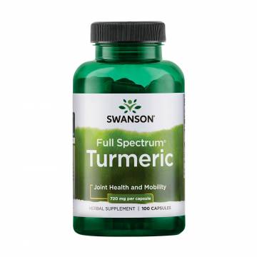 Куркума Swanson Turmeric 720 мг, 100 капсул Куркума Swanson Turmeric 720 мг, 100 капсул