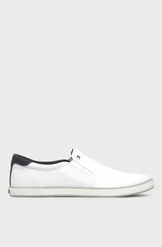Мужские белые слипоны ICONIC Белый 44 Tommy Hilfiger FM0FM00597