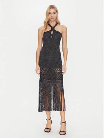Simona Corsellini Трикотажна сукня P25CPABO0401 Чорний Slim Fit Simona Corsellini Трикотажна сукня P25CPABO0401 Чорний Slim Fit