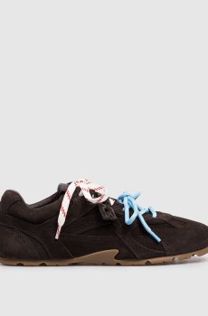 Коричневые замшевые кроссовки Atlas