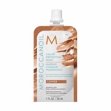 Оттеночная маска Moroccanoil Color Depositing для русых и светло-коричневых волос, Copper, 30 мл Оттеночная маска Moroccanoil Color Depositing для русых и светло-коричневых волос, Copper, 30 мл