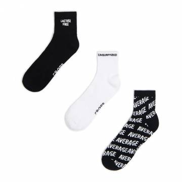 Cropp - 3 пачка шкарпеток - чорний Cropp - 3 пачка шкарпеток - чорний