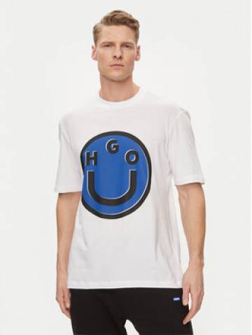 Hugo Футболка Nimper 50513189 Білий Regular Fit Hugo Футболка Nimper 50513189 Білий Regular Fit