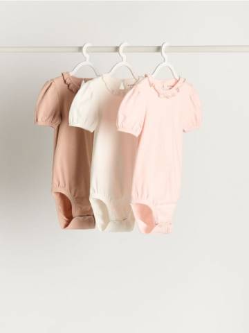 Reserved - BABIES` BODY SUIT - кремовий - 4455S-01X Reserved - BABIES` BODY SUIT - кремовий - 4455S-01X
