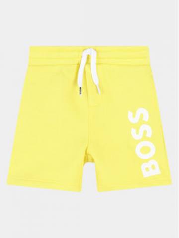 Boss Спортивні шорти J50580 M Жовтий Regular Fit Boss Спортивні шорти J50580 M Жовтий Regular Fit