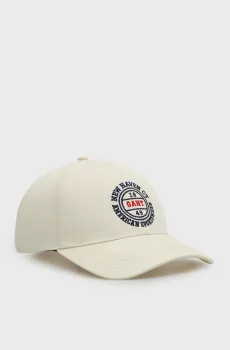 Мужская белая кепка GRAPHIC Белый ONESIZE Gant 9901314