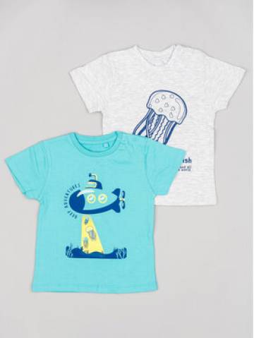 Zippy Набір з 2 футболок ZBBAP0303 23016 Кольоровий Regular Fit Zippy Набір з 2 футболок ZBBAP0303 23016 Кольоровий Regular Fit