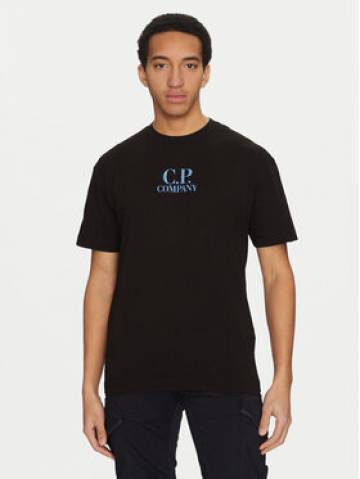 C.P. Company Футболка 18CMTS141A005100W Чорний Regular Fit C.P. Company Футболка 18CMTS141A005100W Чорний Regular Fit
