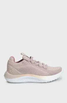 Женские пудровые кроссовки UA W Dynamic 2 Серый 6 Under Armour 3028077-009