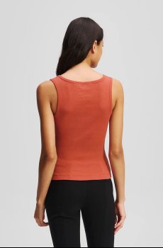 Хлопковый топ Karl Lagerfeld