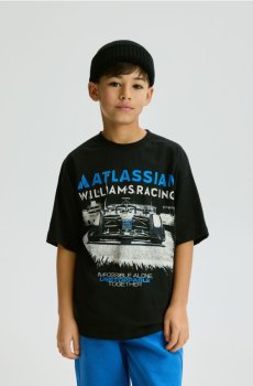 Reserved - Футболка Team Williams Racing F1 - чорний - 630IL-99X