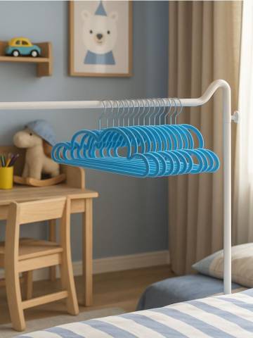 Вішалки, 10 шт. - блакитний