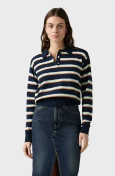 Женское поло в полоску Разноцветный L Levi’s® 007VY;0003