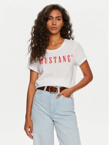 Mustang Футболка Alma 1013933 Білий Regular Fit Mustang Футболка Alma 1013933 Білий Regular Fit