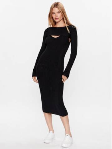Calvin Klein Трикотажна сукня K20K205880 Чорний Slim Fit Calvin Klein Трикотажна сукня K20K205880 Чорний Slim Fit