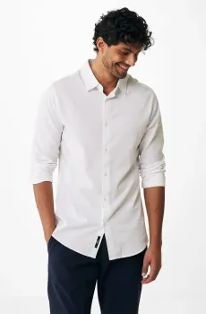 Мужская белая рубашка Белый S Mexx MF007202443M