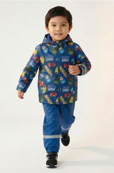 Куртка з водонепроникної тканини The Avengers - темно-синій