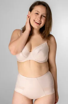 Женские бежевые трусики Бежевый XL brabrabra 2030034