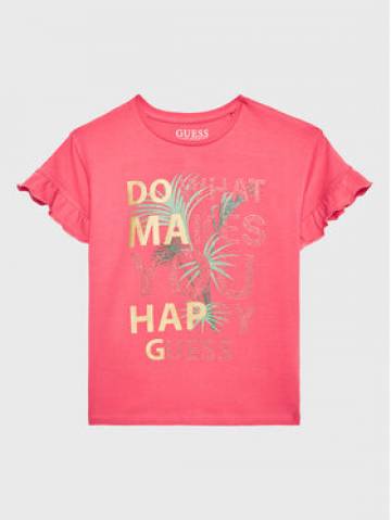 Guess Футболка J3GI03 K6YW1 Рожевий Regular Fit Guess Футболка J3GI03 K6YW1 Рожевий Regular Fit