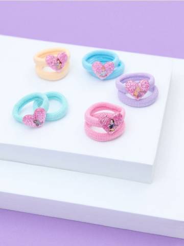 Резинки для волосся, 10 шт. Disney Princess - різнобарвний Резинки для волосся, 10 шт. Disney Princess - різнобарвний