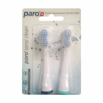 Сменные щетки Paro Swiss Sonic Sensi-Clean, 2 шт Сменные щетки Paro Swiss Sonic Sensi-Clean, 2 шт