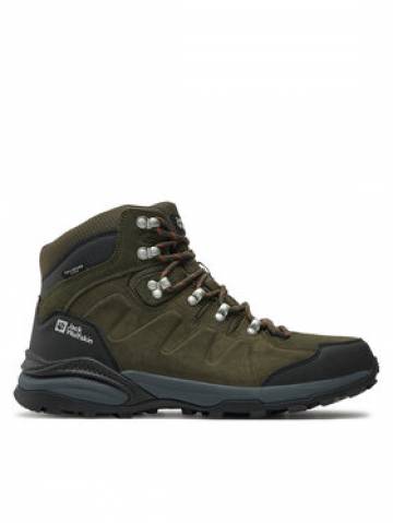Jack Wolfskin Трекінгові черевики Refugio Texapore Mid M 4049841 Хакі Jack Wolfskin Трекінгові черевики Refugio Texapore Mid M 4049841 Хакі