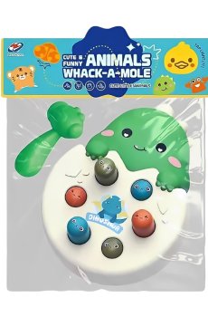 Игрушка логика-стукалка Shantou Jinxing Динозаврик, с молотком, от 3 лет, 16*6*21 см (WQ-66)