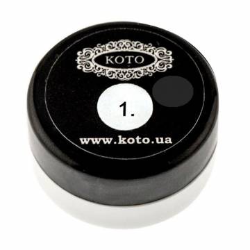 Гель-краска для ногтей KOTO 1 Черная, 5 мл Гель-краска для ногтей KOTO 1 Черная, 5 мл