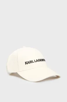 Женская белая кепка ESSENTIAL CAP Белый ONESIZE Karl Lagerfeld A1W33071