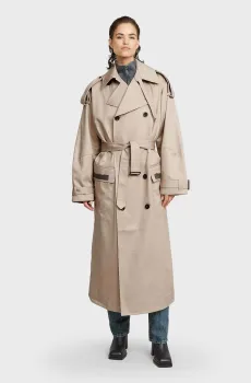 Женский бежевый тренч Macro Бежевый S G-Star RAW D26379,C981