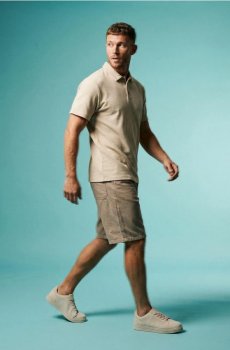 Бавовняні шорти baggy - середньо-сірий