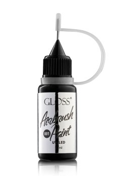 Уценка! Краска для аэрографа Gloss Airbrush Paint UV/LED 001, 12 мл