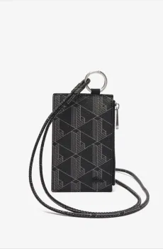 Черный кошелек (унисекс) Черный ONESIZE Lacoste NH4581LXH45