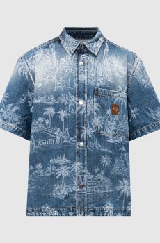 Синяя джинсовая рубашка CHATEAU PALMS