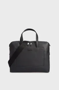 Мужская черная сумка для ноутбука CK DIAGONAL LAPTOP BAG Черный ONESIZE Calvin Klein K50K510552