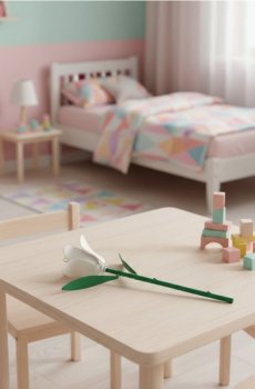 Конструктор – квітка лілії - білий