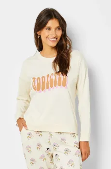 Женский бежевый свитшот COLU Бежевый XS Etam 6541810