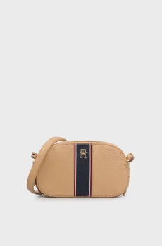 Женская бежевая сумка TH LEGACY CAMERA BAG Бежевый ONESIZE Tommy Hilfiger AW0AW16898