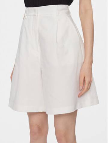 Weekend Max Mara Шорти з тканини Ecuba 2415141022 Écru Relaxed Fit Weekend Max Mara Шорти з тканини Ecuba 2415141022 Écru Relaxed Fit
