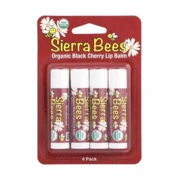 Набор бальзамов для губ Sierra Bees Черная вишня, 4*4.25 г Набор бальзамов для губ Sierra Bees Черная вишня, 4*4.25 г