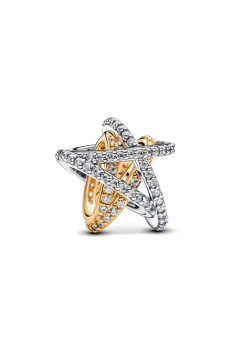 Намистина "Блискуча перехресна зірка"