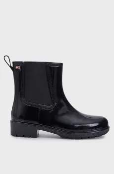Женские черные челси FLAG RAINBOOT Черный 37 Tommy Hilfiger FW0FW08213