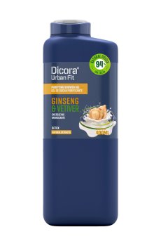 Уценка! Очищающий гель для душу Dicora Urban Fit Детокс Ветивер и женьшень, 400 мл