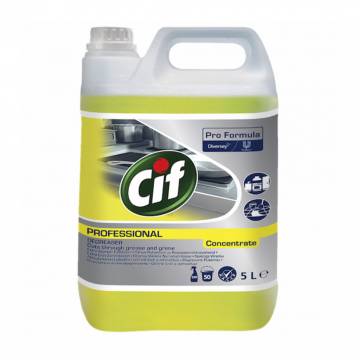 Средство для чистки жира и пригара на кухне Cif Professional (концентрат), 5 л Средство для чистки жира и пригара на кухне Cif Professional (концентрат), 5 л