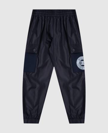 Детские синие джогеры с логотипом Детские синие джогеры с логотипом