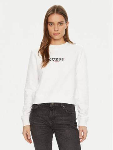 Guess Jeans Світшот W5RQ28 K68I4 Білий Regular Fit Guess Jeans Світшот W5RQ28 K68I4 Білий Regular Fit