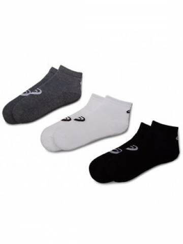 Asics Набір 3 пар низьких шкарпеток unisex 3PPK Quarter Sock 155205 Сірий Asics Набір 3 пар низьких шкарпеток unisex 3PPK Quarter Sock 155205 Сірий