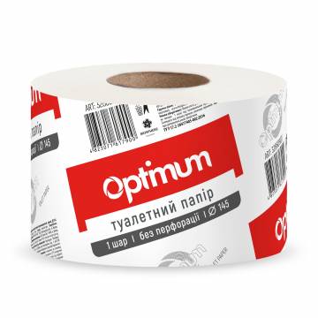 Туалетная бумага Pro Service Optimum серая, 1-слойная, 145 отрывов, 1 рулон Туалетная бумага Pro Service Optimum серая, 1-слойная, 145 отрывов, 1 рулон