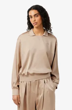 Женское бежевое поло Бежевый 36 Lacoste CF9802X6F