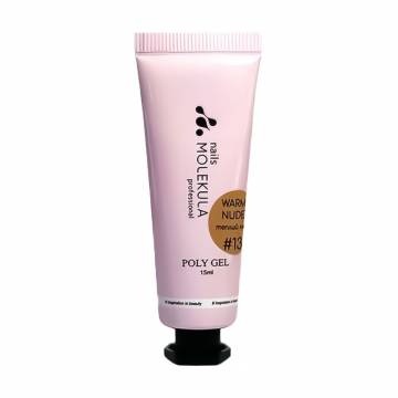 Полигель для ногтей Nails Molekula Professional Poly Gel 13 Warm Nude, 15 мл Полигель для ногтей Nails Molekula Professional Poly Gel 13 Warm Nude, 15 мл